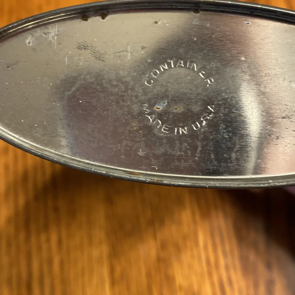 Vintage Cashmere Bouquet Talcum Powder Tin With Partial Powder